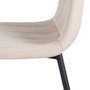 Ixia Silla de Salón en Terciopelo Beige