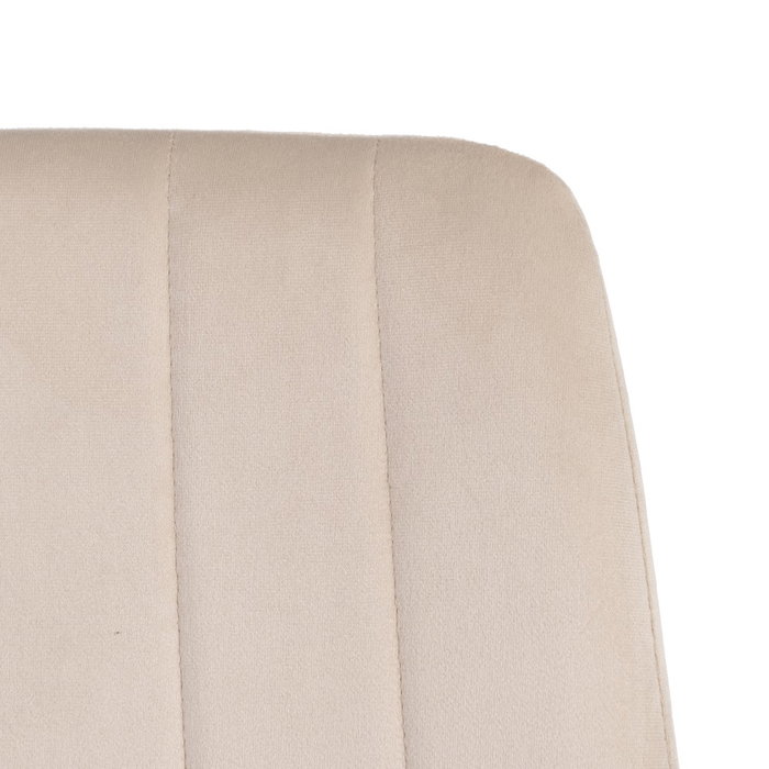 Ixia Silla de Salón en Terciopelo Beige