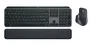 Logitech Master Series MX Keys Combo for Business teclado + ratón - Wireless RF + Bluetooth, QWERTY Español, retroiluminación LED, color grafito, pack de oficina