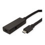 ROLINE Cable Repetidor USB 3.2 Gen 2 C-C 5 m Negro