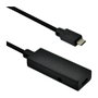 ROLINE Cable Repetidor USB 3.2 Gen 2 C-C 5 m Negro