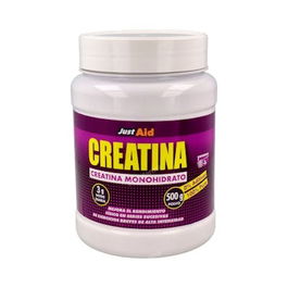 JUST AID Creatina Monohidrato Pura 500Gr Polvo