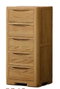 DKD Home Decor Chifonier Alpino de Acacia Natural, Alto 90 cm x Ancho 50 cm x Fondo 40 cm