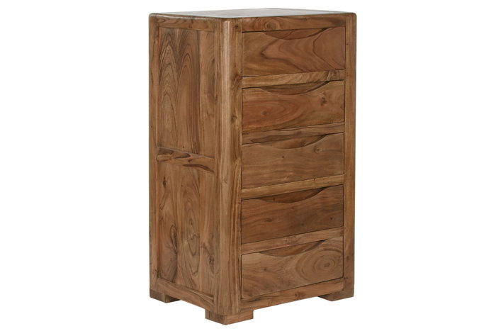 DKD Home Decor Chifonier Alpino de Acacia Natural, Alto 90 cm x Ancho 50 cm x Fondo 40 cm