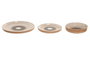 DKD Home Decor Set de Vajilla de Gres Beige con Relieve de 18 Piezas