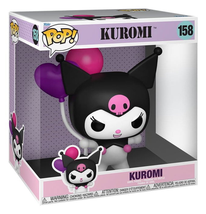 Funko Pop! Jumbo Kuromi con Globos Funko Pop! Jumbo Kuromi con Globos