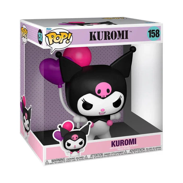 Funko Pop! Jumbo Kuromi con Globos de Hello Kitty