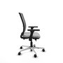 PIQUERAS Y CRESPO Silla de oficina Haches Gris con mecanismo Sincro/Traslack