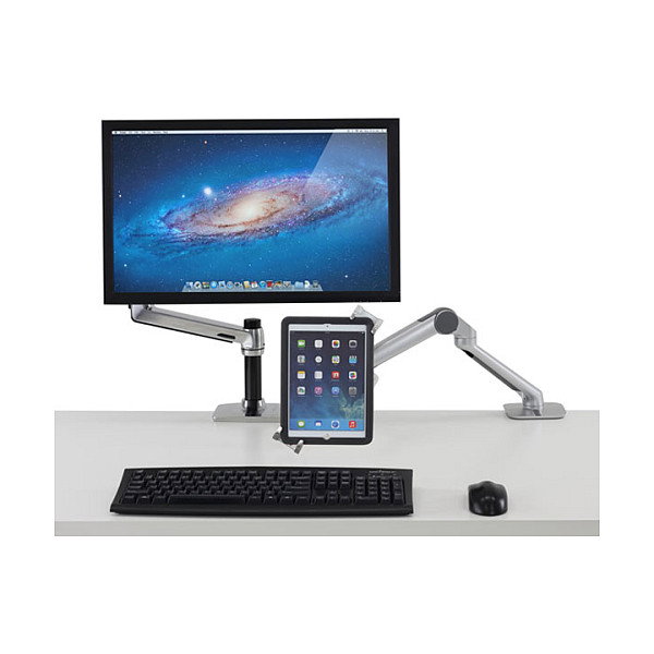 Ergotron 45-460-026 Verriegelbare Tablet-Befestigung Kompatibel mit Apple iPad Microsoft Surface und Samsung Galaxy 7,9 bis 13 Zoll Silber Ergotron 45-460-026 Verriegelbare Tablet-Befestigung Kompatibel mit Apple iPad Microsoft Surface und Samsung Galaxy 7,9 bis 13 Zoll Silber