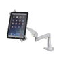 Ergotron 45-460-026 Verriegelbare Tablet-Befestigung Kompatibel mit Apple iPad Microsoft Surface und Samsung Galaxy 7,9 bis 13 Zoll Silber