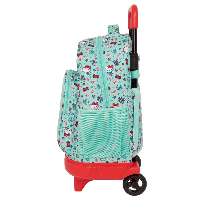 Safta Mochila con Ruedas Hello Kitty Sea Lovers Compact Extraíble