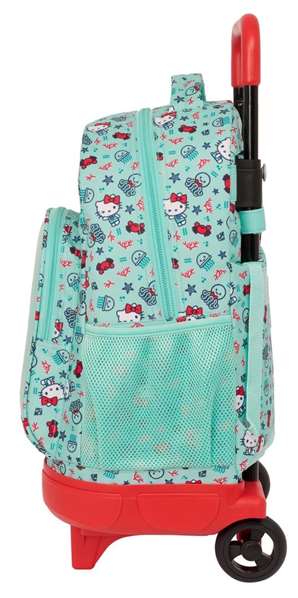 Safta Mochila con Ruedas Hello Kitty Sea Lovers Compact Extraíble