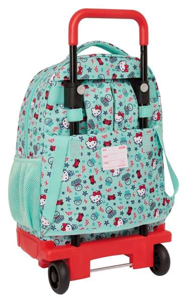 Safta Mochila con Ruedas Hello Kitty Sea Lovers Compact Extraíble