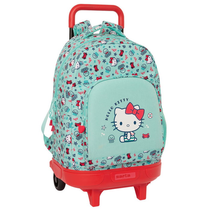 Safta Mochila con Ruedas Hello Kitty Sea Lovers Compact Extraíble