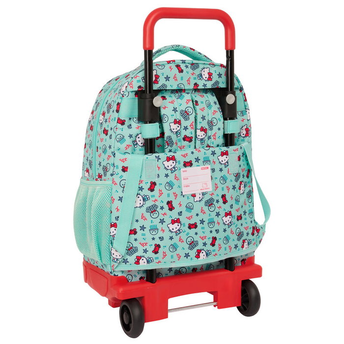 Safta Mochila con Ruedas Hello Kitty Sea Lovers Compact Extraíble