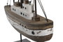 DKD Home Decor Decoración de Barco de Paulownia Desgastado Multicolor