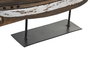 DKD Home Decor Decoración de Barco de Paulownia Desgastado Multicolor
