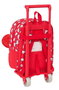 Mochila Escolar Hello Kitty Iconic Blanco Rojo 22 x 27 x 10 cm