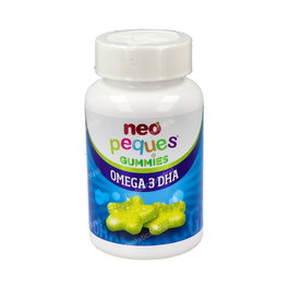 NEO Gummies Omega 3 DHA Colina Vitaminas para Apoyo Cognitivo Sabor Limón 30 Gominolas