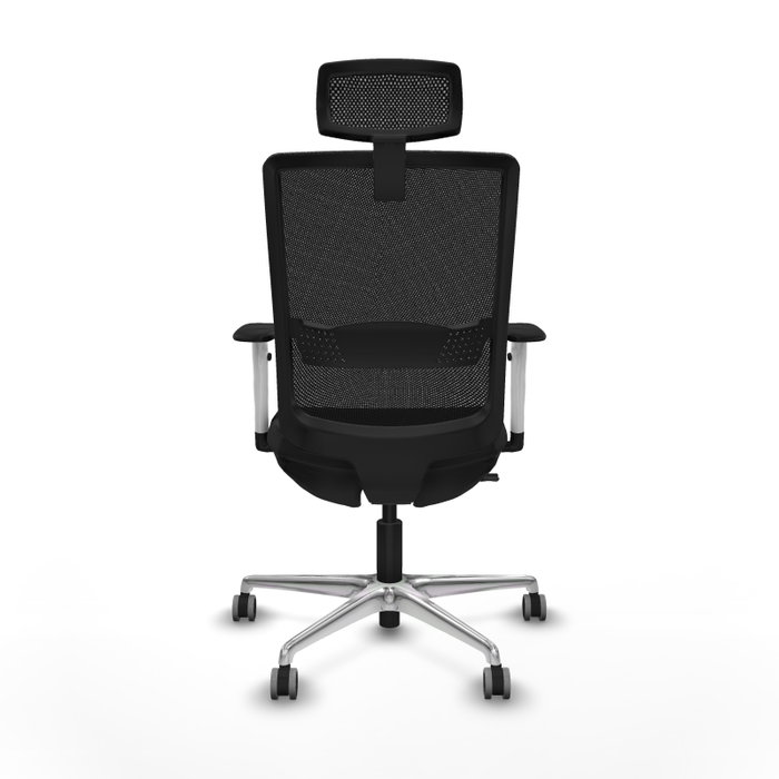 PIQUERAS Y CRESPO Silla de oficina Haches Negro con Mecanismo Sincro/Traslack PIQUERAS Y CRESPO Silla de oficina Haches Negro con Mecanismo Sincro/Traslack