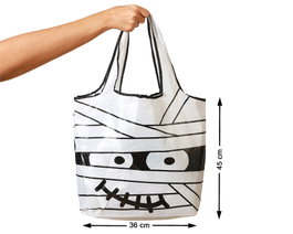 Atosa Bolsa de Momia para Recoger Caramelos de Halloween, 45x36 cm con Asa