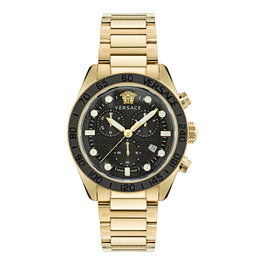 Versace VE6K00523 con esfera negra y detalles dorados
