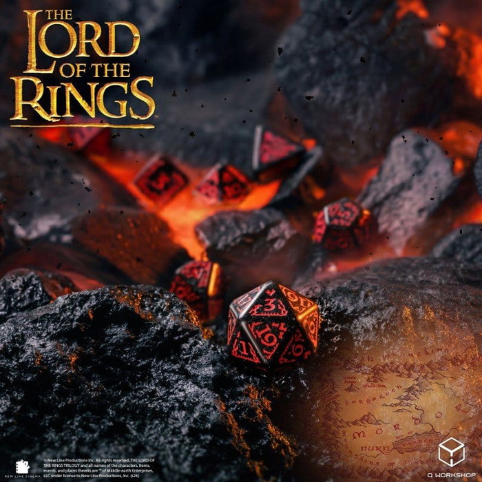 Q Workshop El Señor de los Anillos Set de 7 Dados Mordor Q Workshop El Señor de los Anillos Set de 7 Dados Mordor
