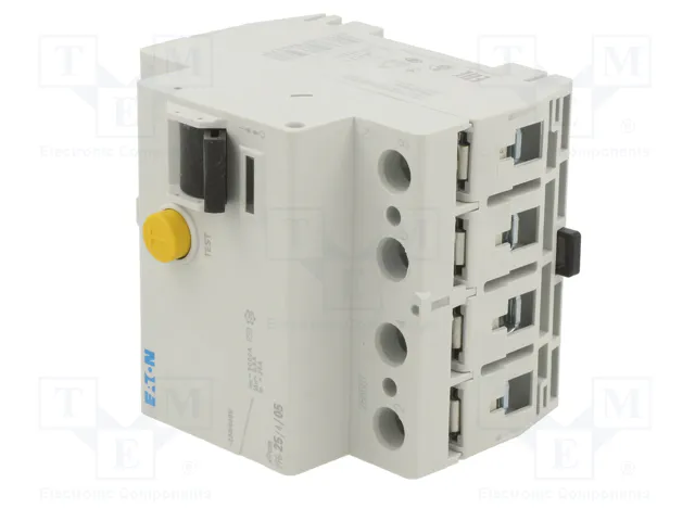 EATON ELECTRIC Interruptor diferencial PF6-25/4/05 25A 500mA 4 polos