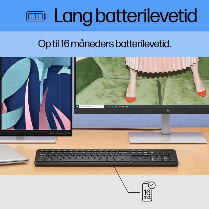 HP Teclado Inalámbrico 230 Negro - Alemán HP Teclado Inalámbrico 230 Negro - Alemán