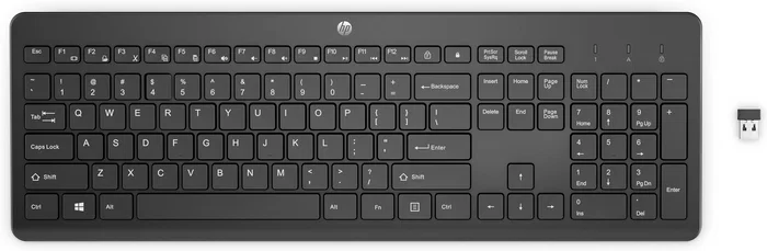 HP Teclado Inalámbrico 230 Completo 100% con Interruptor de Membrana Negro HP Teclado Inalámbrico 230 Completo 100% con Interruptor de Membrana Negro
