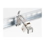 DeLOCK Soporte Keystone 1 Puerto con Campo de Etiquetado para Carril DIN
