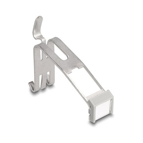 DeLOCK Soporte Keystone 1 Puerto con Campo de Etiquetado para Carril DIN