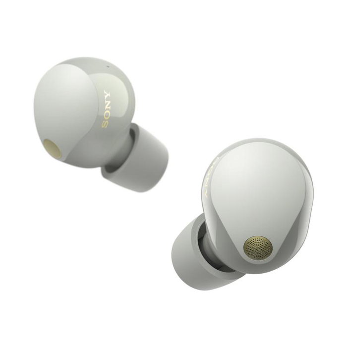 Sony WF-1000XM5 Auriculares In-Ear Bluetooth con Cancelación de Ruido, Color Plateado - Modelo WF1000XM5S.CE7