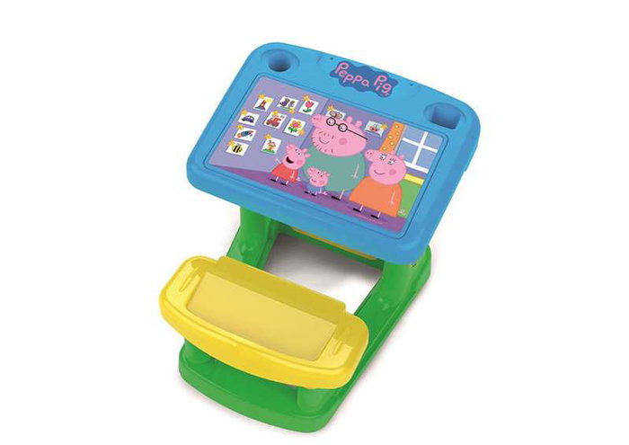Chicos Pupitre con Banco Peppa Pig 57x73x49 cm Incluye 5 Laminas