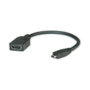 ROLINE Cable HDMI 11.04.5584 HDMI tipo A hembra a Micro HDMI tipo D macho, 0,15 m