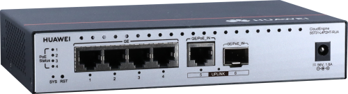 Huawei CloudEngine S5731-L4P2HT-RUA 98011776 Switch Gestionado L2 Gigabit Ethernet PoE Negro Plata