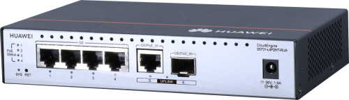 Huawei CloudEngine S5731-L4P2HT-RUA 98011776 Switch Gestionado L2 Gigabit Ethernet PoE Negro Plata