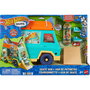 Hot Wheels Playset Furgoneta Skate JGG91 con Tabla "Fingerboard" Exclusiva y Accesorios