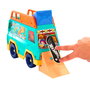 Hot Wheels Playset Furgoneta Skate JGG91 con Tabla "Fingerboard" Exclusiva y Accesorios