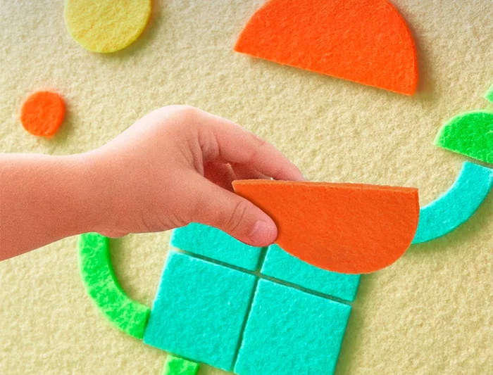 Mideer Puzle Figuras Geométricas Fieltro 157 Piezas