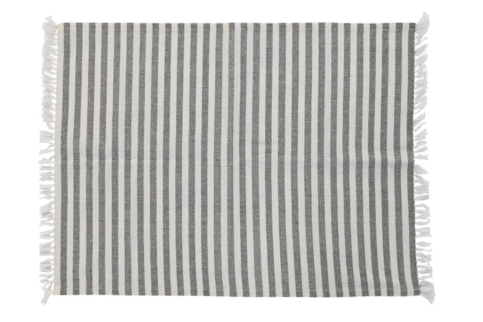 DKD Home Decor Delantal 1 x 85 x 70 cm Set de 2 Verde Blanco Algodón/Poliéster Rayas