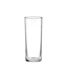 VICRILA Vaso Tubo de Vidrio, 31 cl (165 mm alto, 59 mm diámetro), Modelo N-T, Borde Grueso (Set de 24)