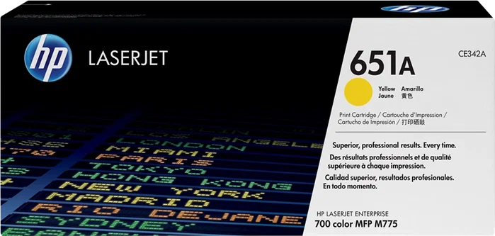 HP 651A Amarillo Original LaserJet CE342A