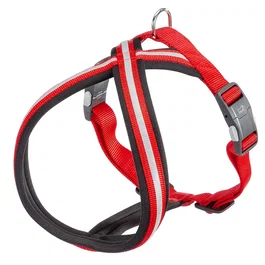 Ferplast Daytona Cross P M Arnés Rojo para Perro Ajustable 60-78 cm