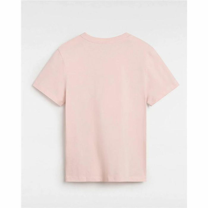 Camiseta de Manga Corta Mujer Vans Drop V Ss Crew Salmón