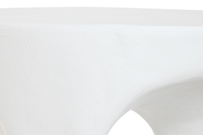 DKD Home Decor Mesita Auxiliar Magnesia Blanco DKD Home Decor Mesita Auxiliar Magnesia Blanco