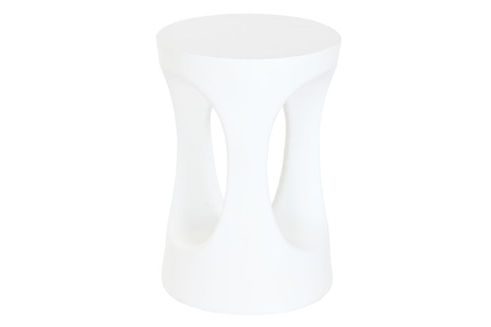DKD Home Decor Mesita Auxiliar Magnesia Blanco DKD Home Decor Mesita Auxiliar Magnesia Blanco