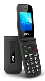 Spc 2342n titan 4g movil senior 2.4" s.help negro