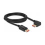 DeLOCK Cable DisplayPort 8K 60Hz 2m con conector angular 90° izquierda