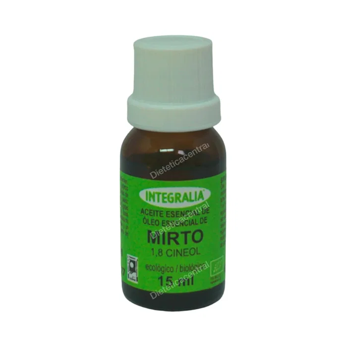 INTEGRALIA Mirto Aceite Esencial Eco 15 ml - Aceite esencial puro 100% ecológico - 1,8 Cineol INTEGRALIA Mirto Aceite Esencial Eco 15 ml - Aceite esencial puro 100% ecológico - 1,8 Cineol